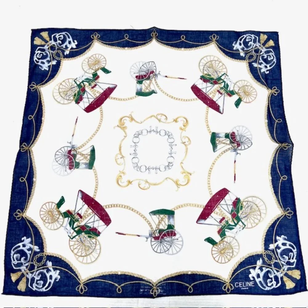 New  GreatGift Celine Paris Mini Scarf 19